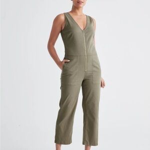 DU/ER Live Free Jumpsuit Olive Size M